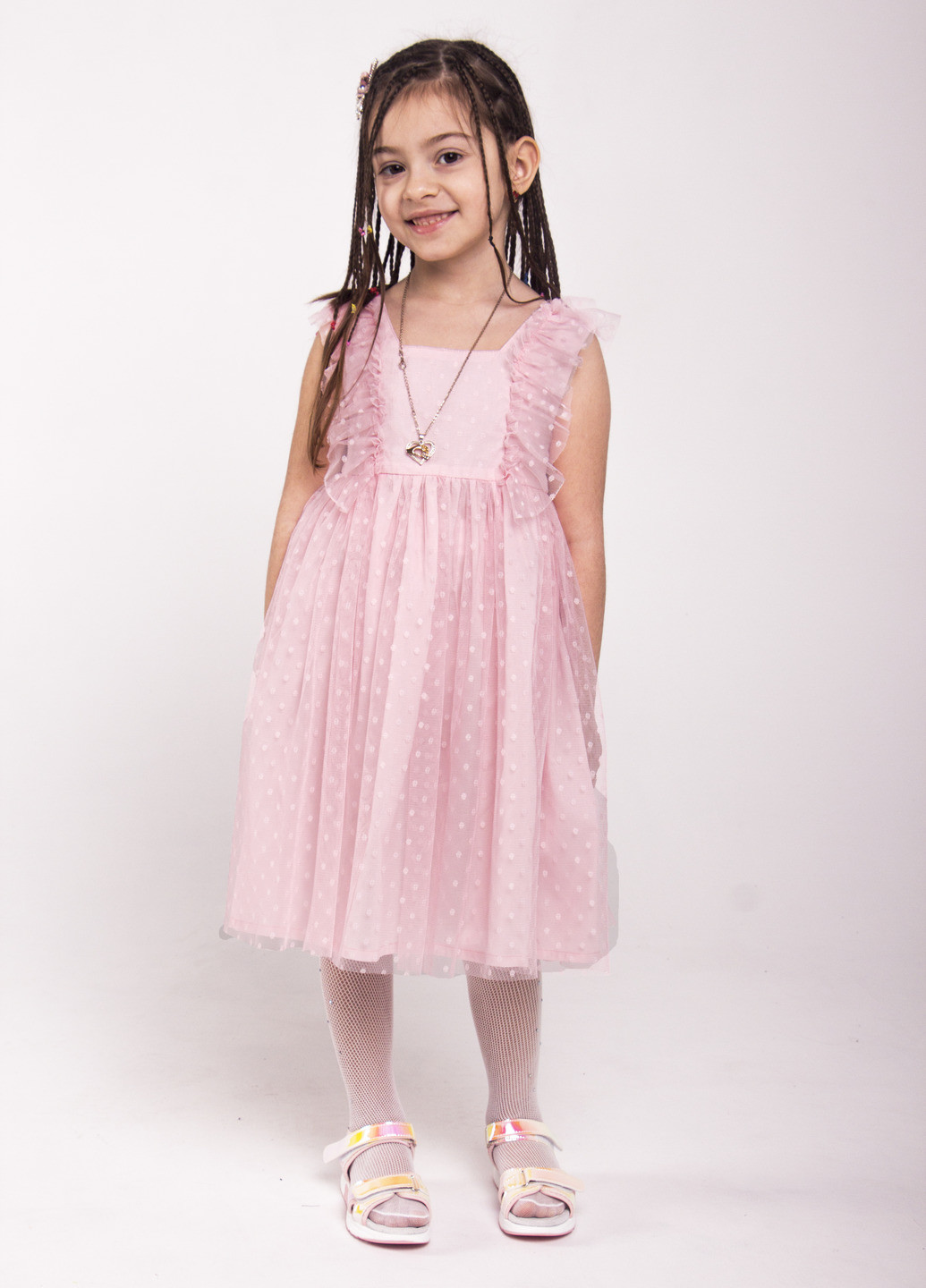 Рожева сукня для дівчинки "chi chi kids" Margo (263512919)