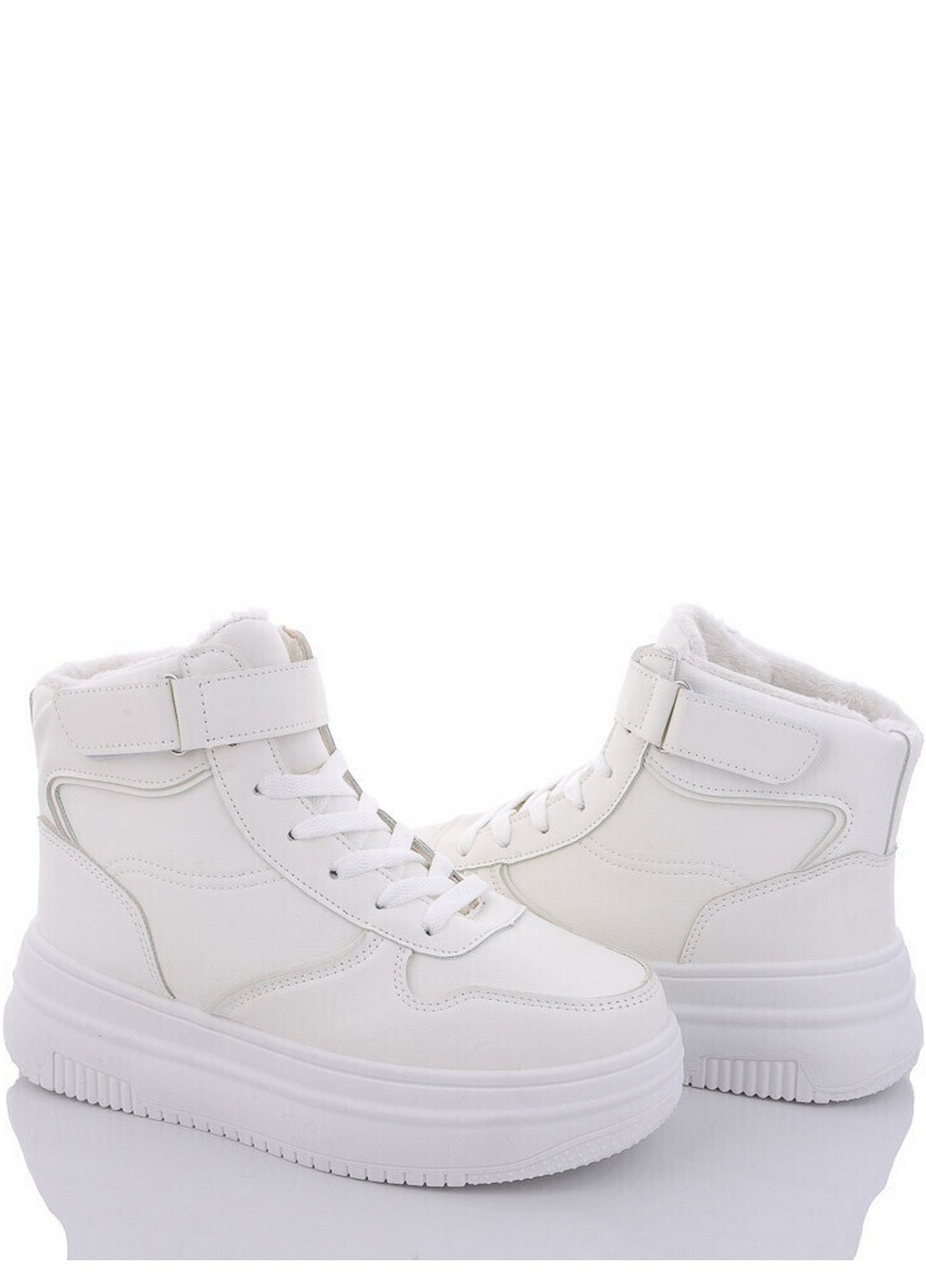 Белые зимние зимние ботинки m04-2 Stilli
