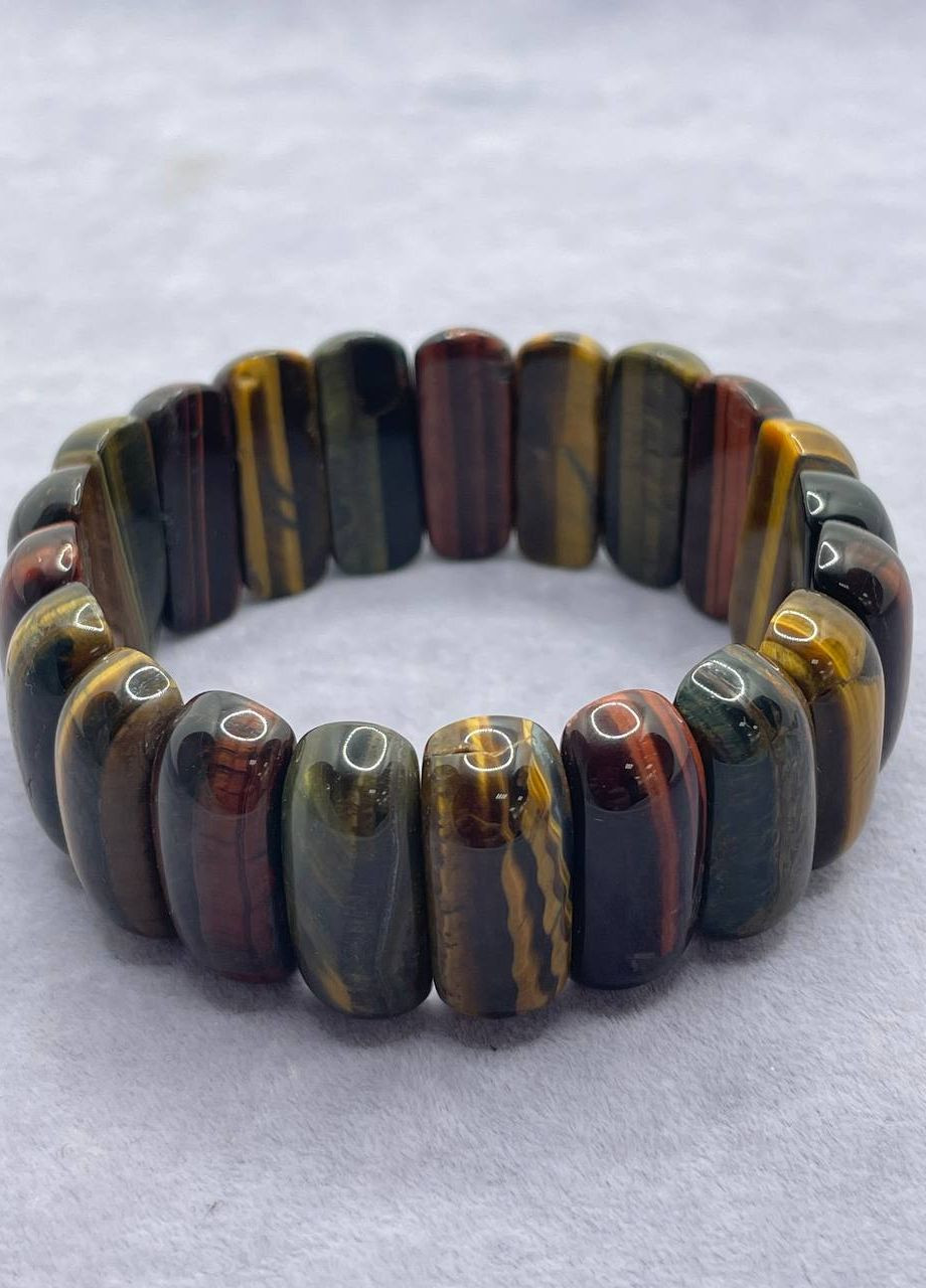 Браслет тигровый глаз 19 см No Brand (263605758)