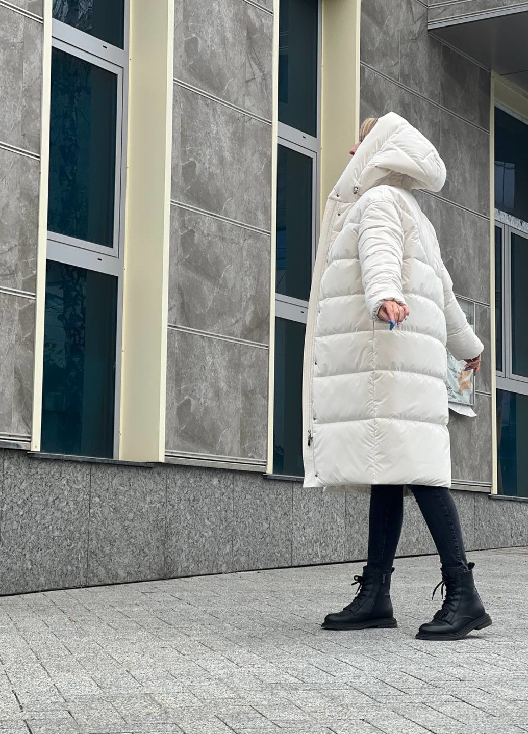 Молочна зимня куртка KTL&Kattaleya