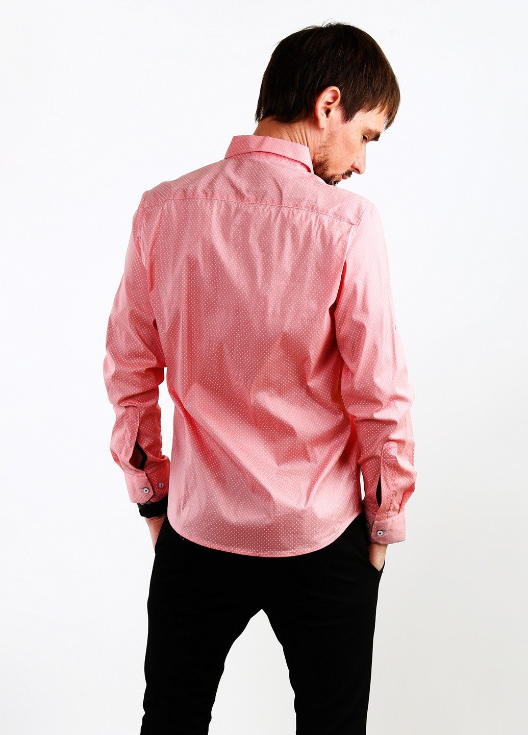 Светло-розовая кэжуал рубашка с абстрактным узором Originals
