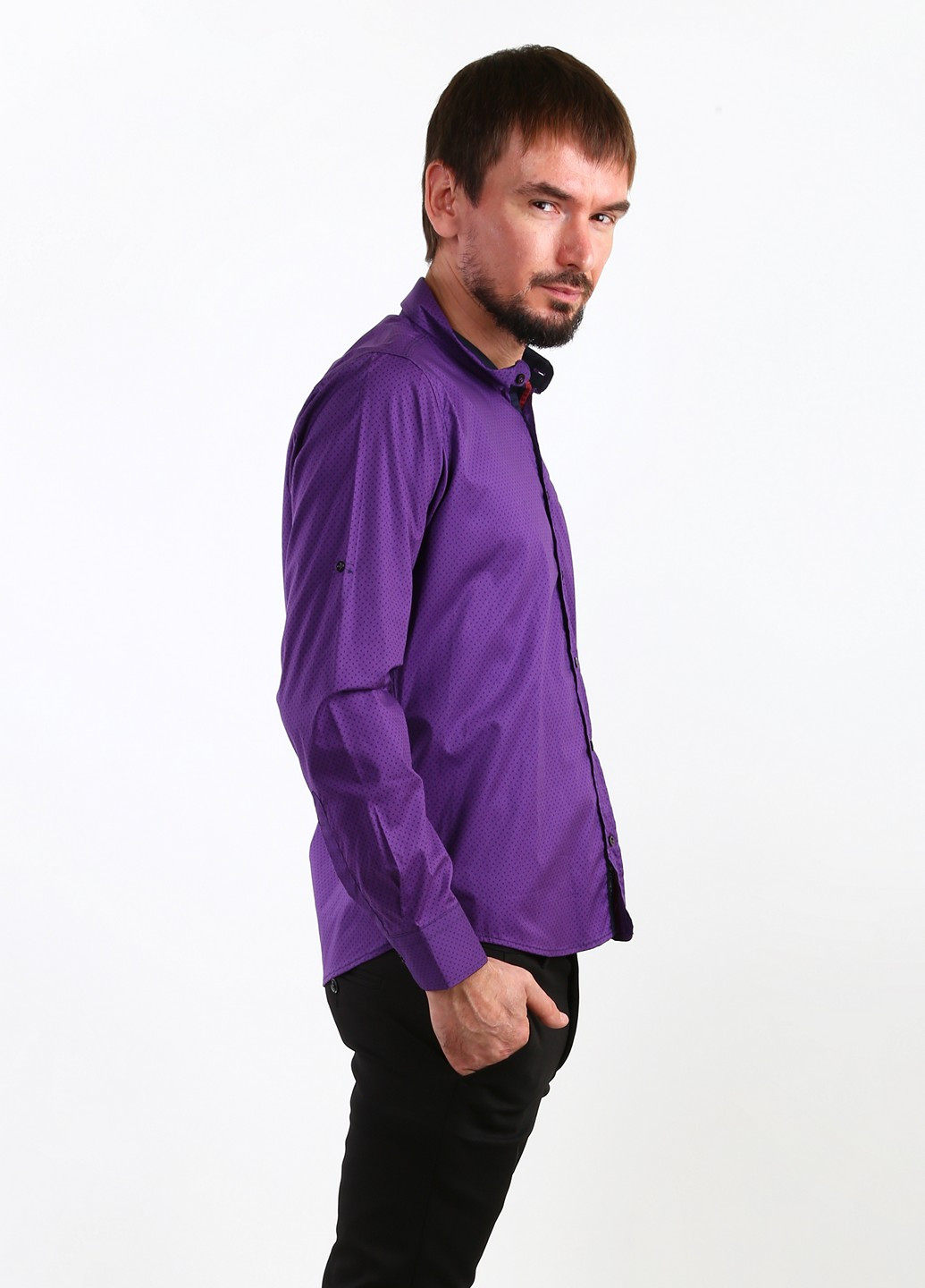Фиолетовая кэжуал рубашка в клетку Originals