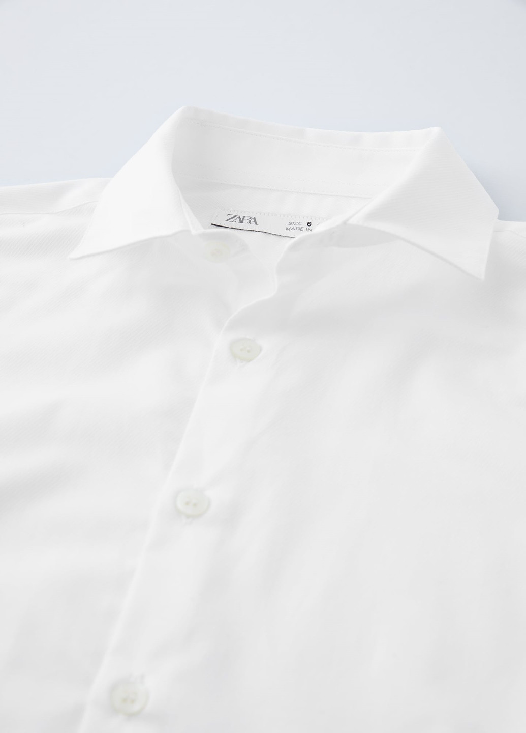 Белая праздничный рубашка Zara