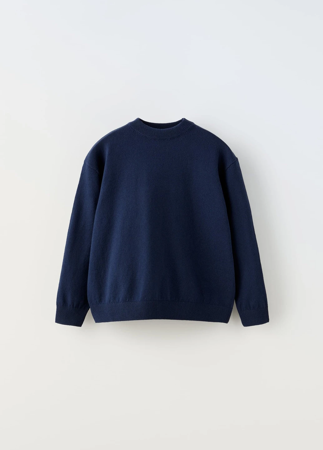 Темно-синий демисезонный свитер Zara