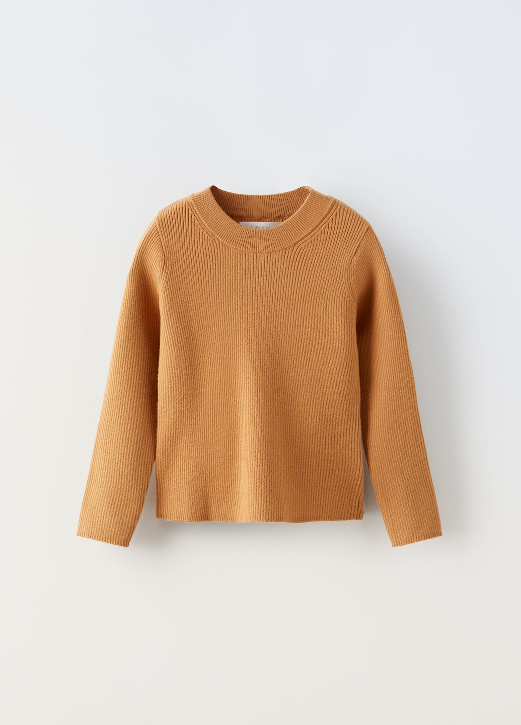 Светло-коричневый демисезонный свитер Zara