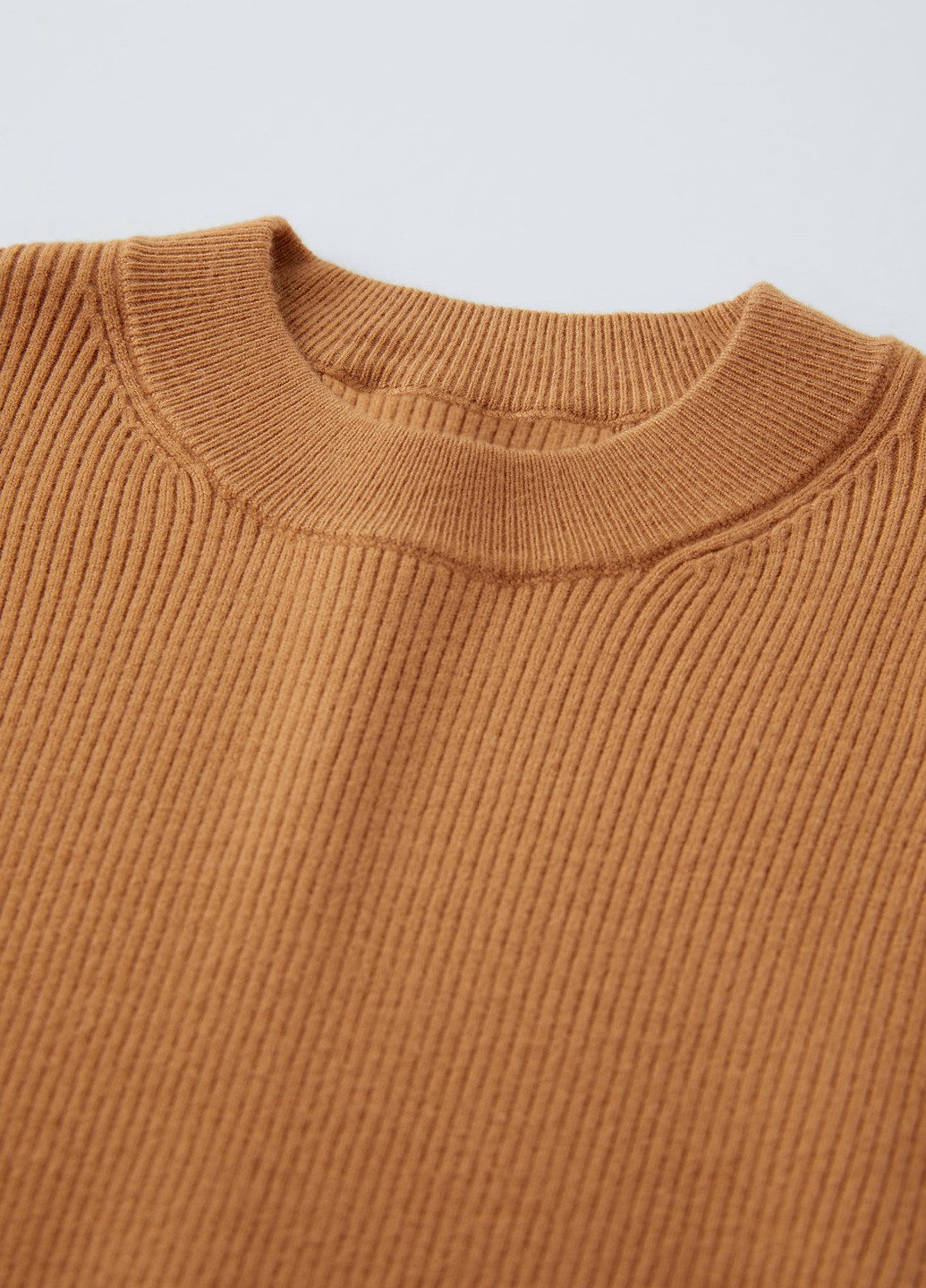 Светло-коричневый демисезонный свитер Zara