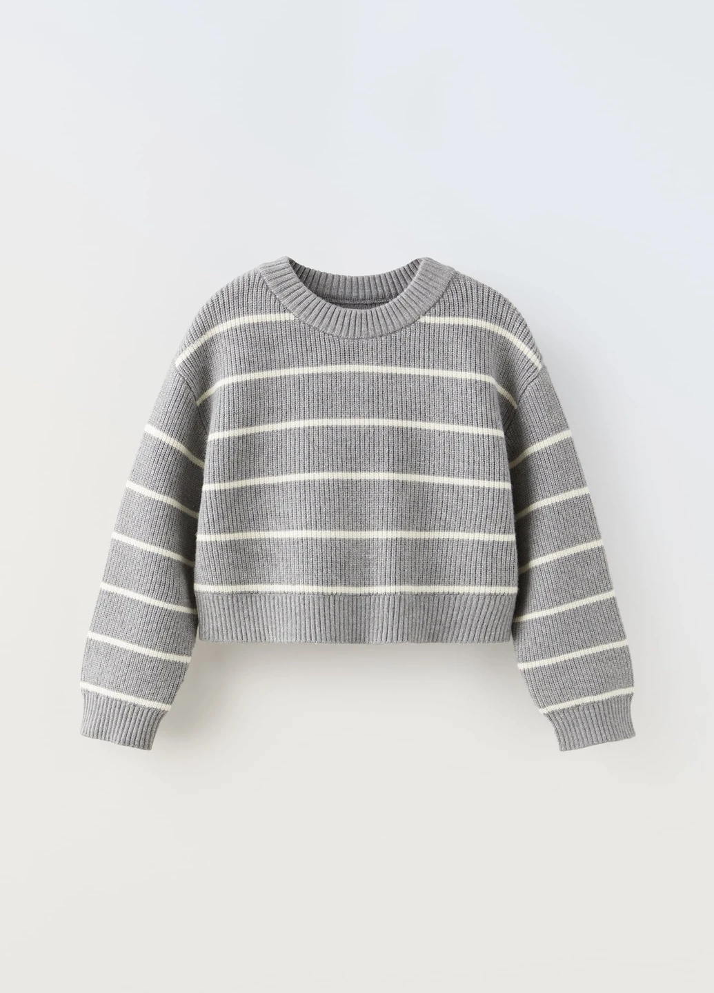 Сірий демісезонний светр Zara