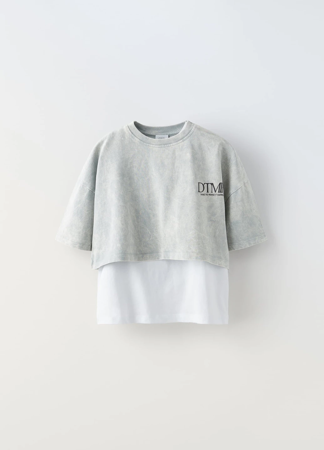 Сіра літня футболка Zara