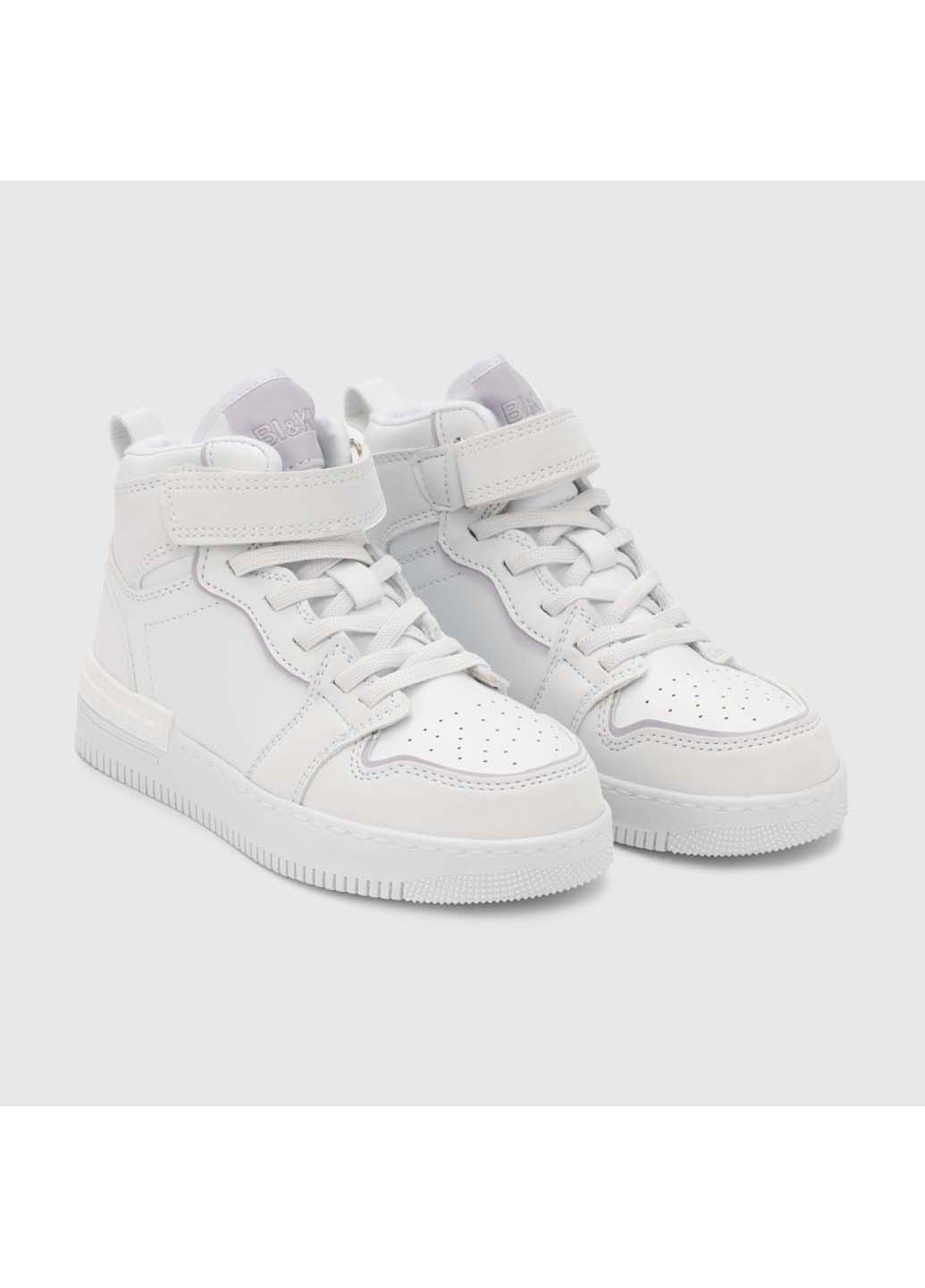 Белые демисезонные кроссовки Biki