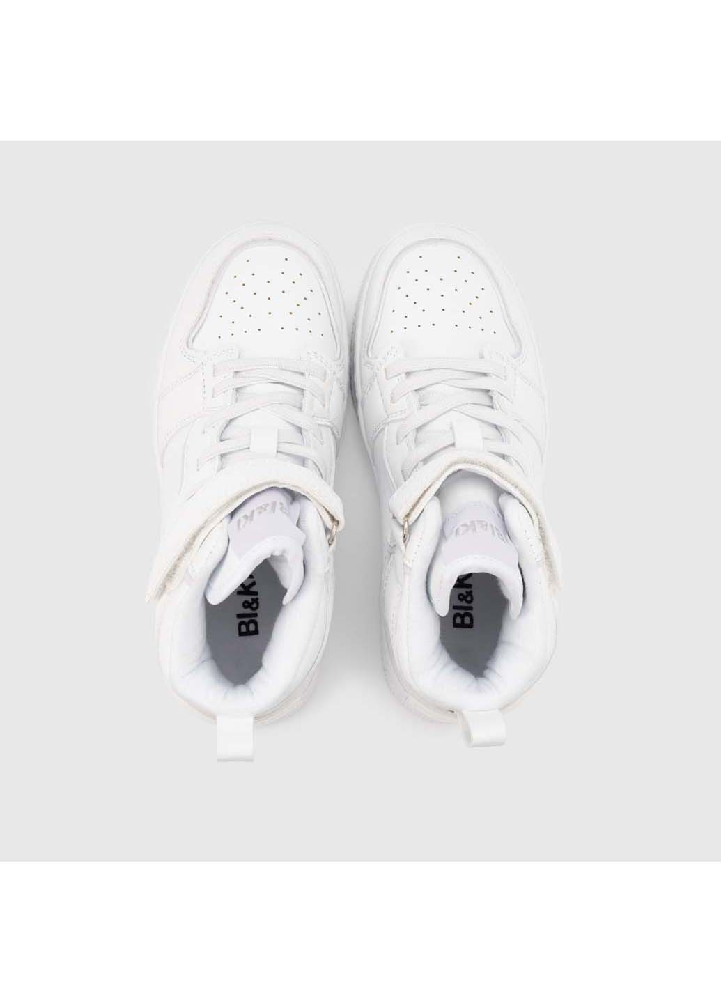 Белые демисезонные кроссовки Biki