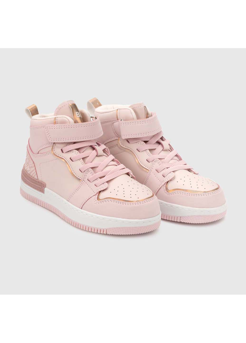 Розовые демисезонные кроссовки Biki