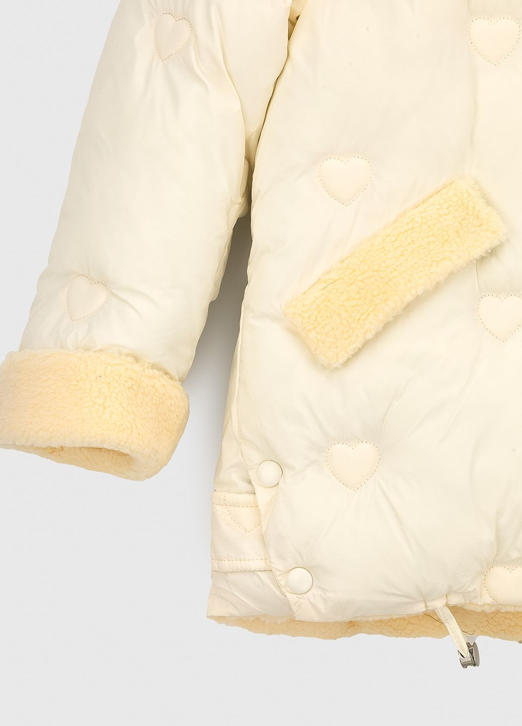 Молочная зимняя куртка Feiying