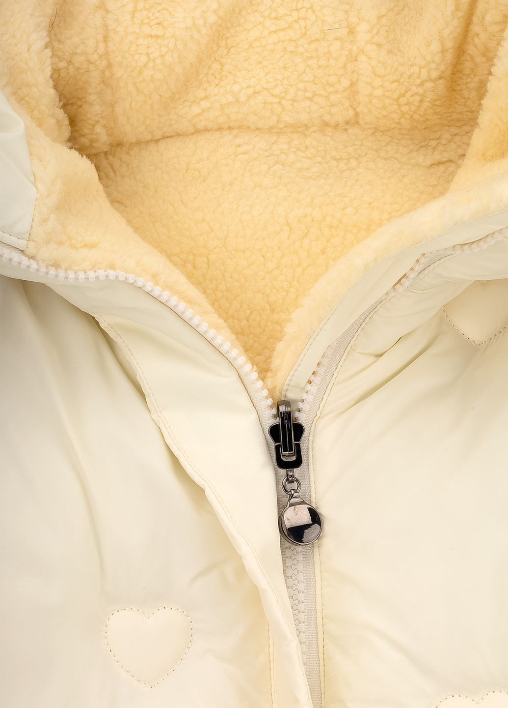 Молочна зимня куртка Feiying