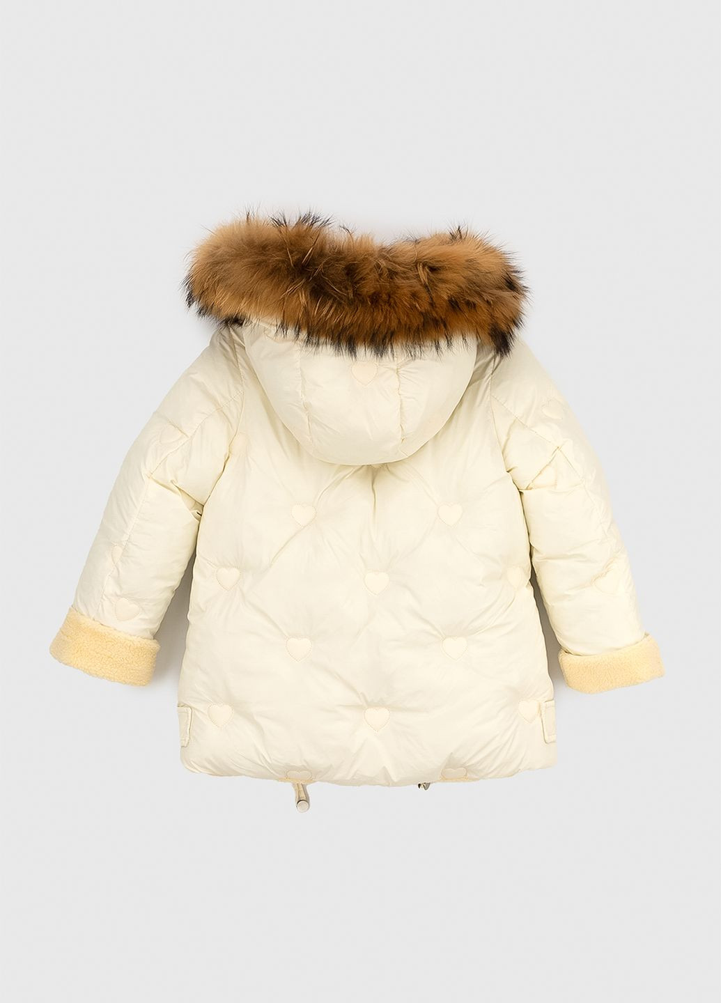 Молочна зимня куртка Feiying