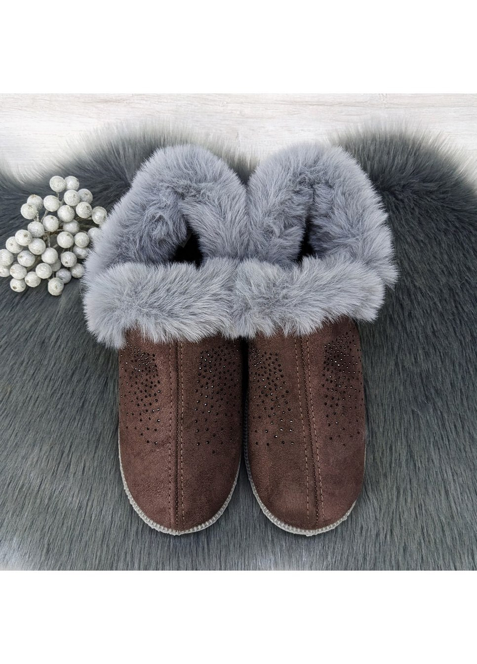 Тапочки чуні жіночі теплі Progress (263674161)