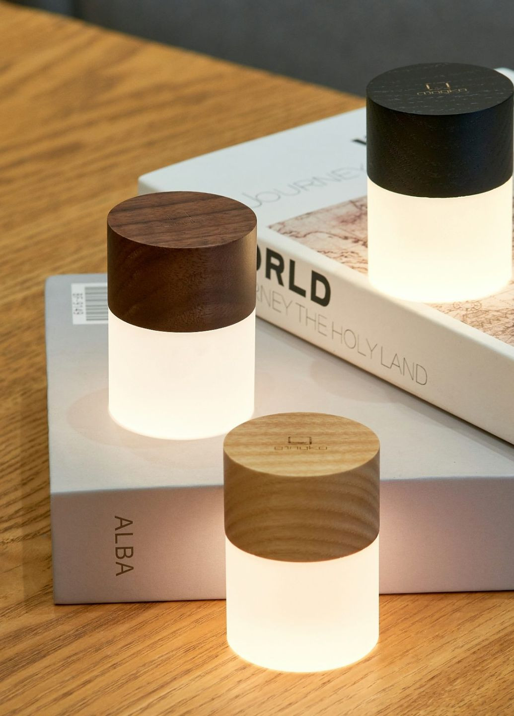 Світильник на акумуляторі Lemelia, дерево клен Gingko (263777180)