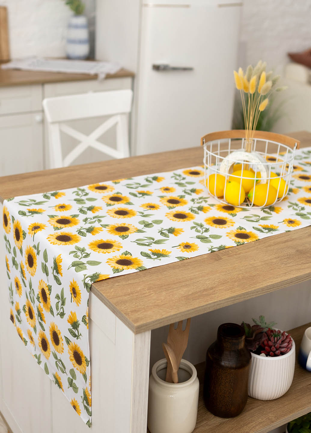 Скатертьдорожка (раннер) "Подсолнухи" 180х47 см Homedec - (263685170)