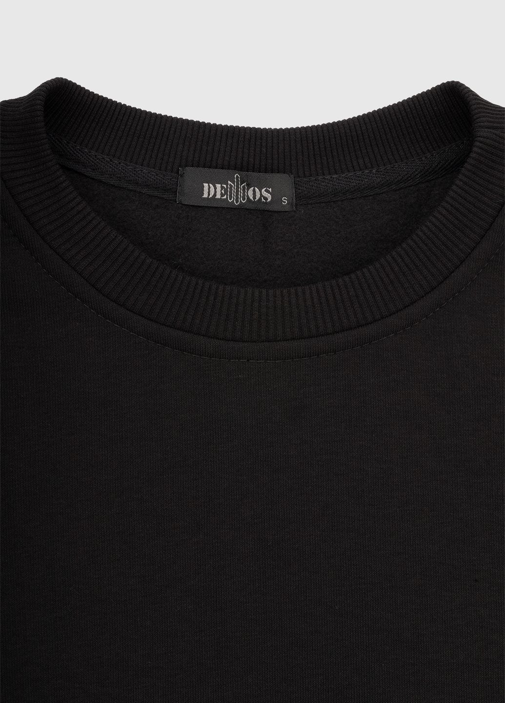 Черный свитшот мужской mbc02301 baza черный (2000990032218w) shop (2000990032218) Demos однотонный (263930453)