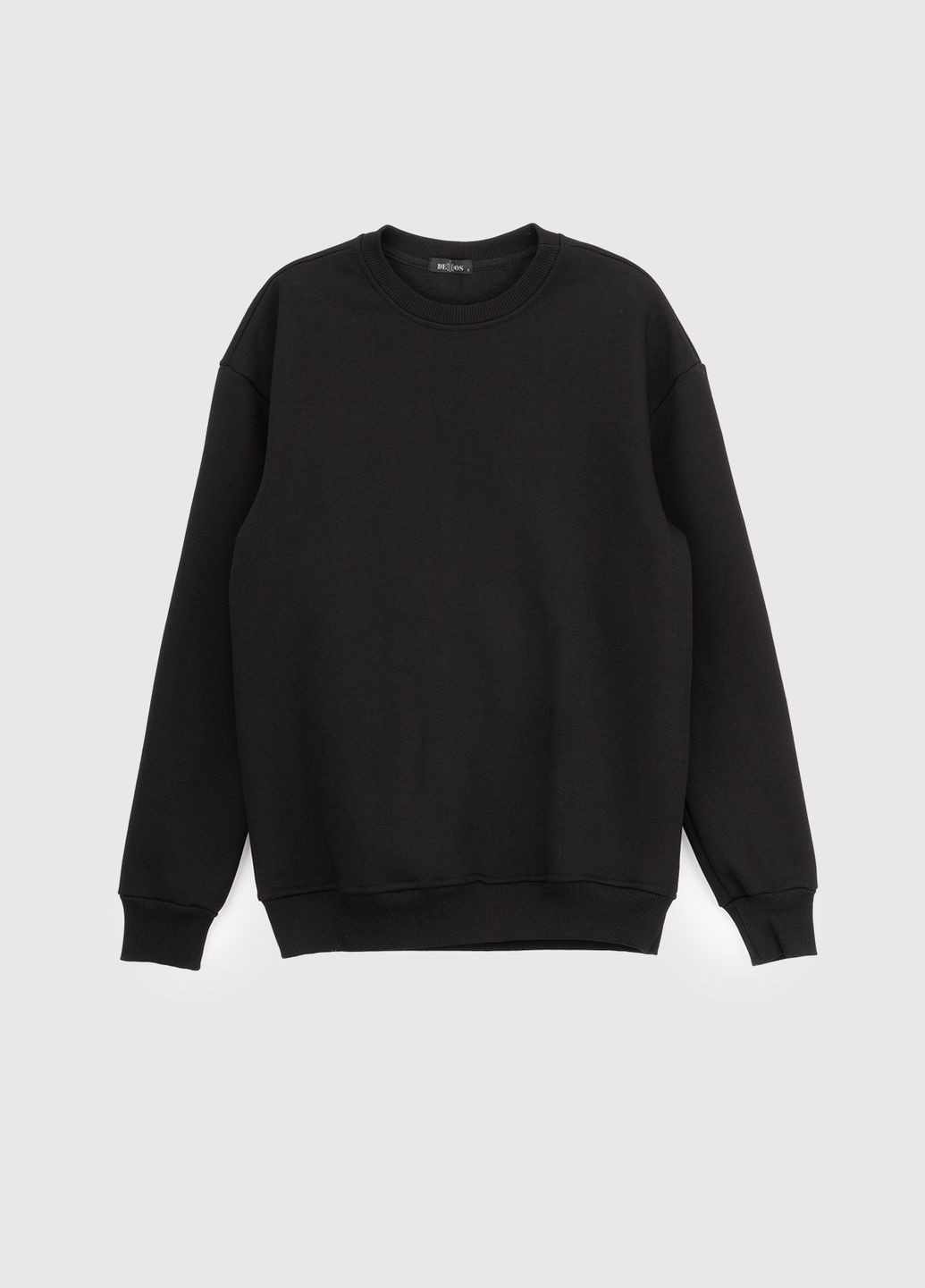 Черный свитшот мужской mbc02301 baza черный (2000990032218w) shop (2000990032218) Demos однотонный (263930453)