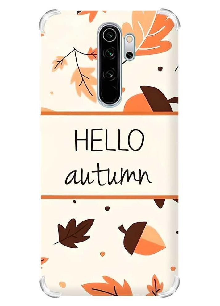 Чехол с утолщёнными углами на Xiaomi Redmi Note 8 Pro :: Привет, осень (принт 109) Creative (263689444)