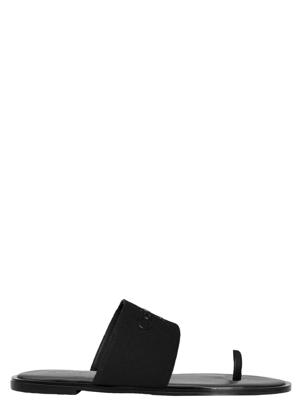 Жіночі чорні шльопанці Jeans Calvin Klein (263687106)