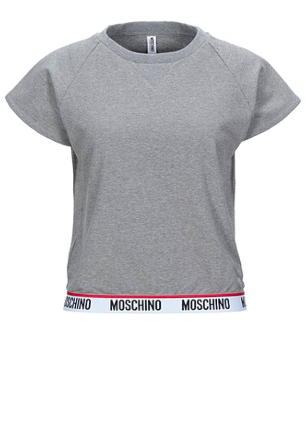 Женский серый свитер свитшот Underwear Moschino - крой однотонный серый кэжуал - (263687107)