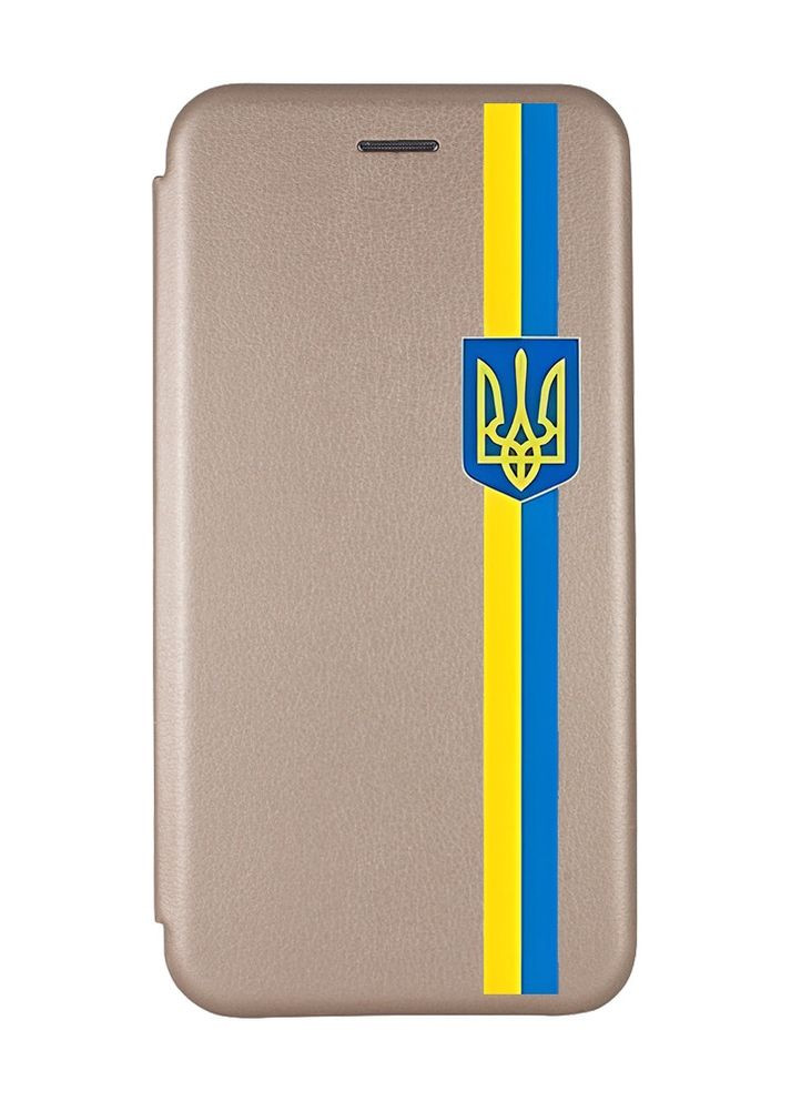 Чохол-книжка з малюнком для Samsung Galaxy A53 4G Золотий; Стрічка Україна (принт 253) Creative (263698959)