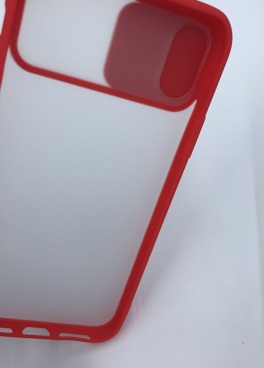 Чехол со слайд-камерой для iPhone X / Xs Красный Creative (263698266)