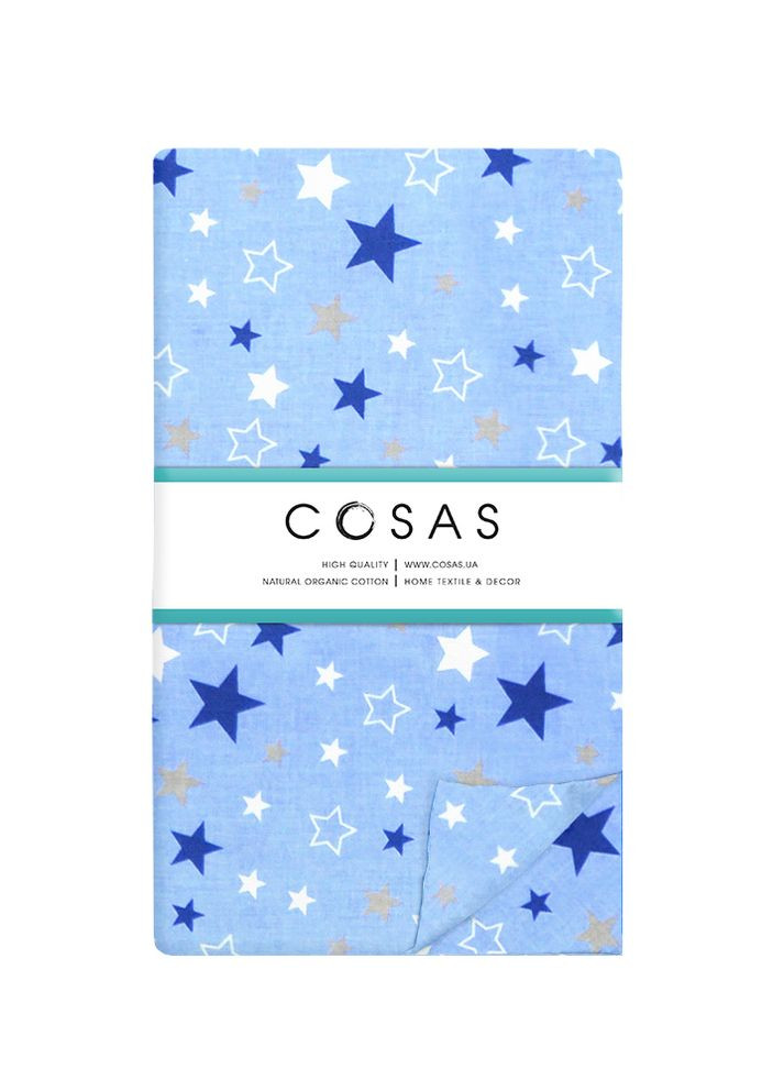 Простынь на резинке в детскую кроватку 60х120 COLOR STARS (4822052091449) Cosas (263694922)