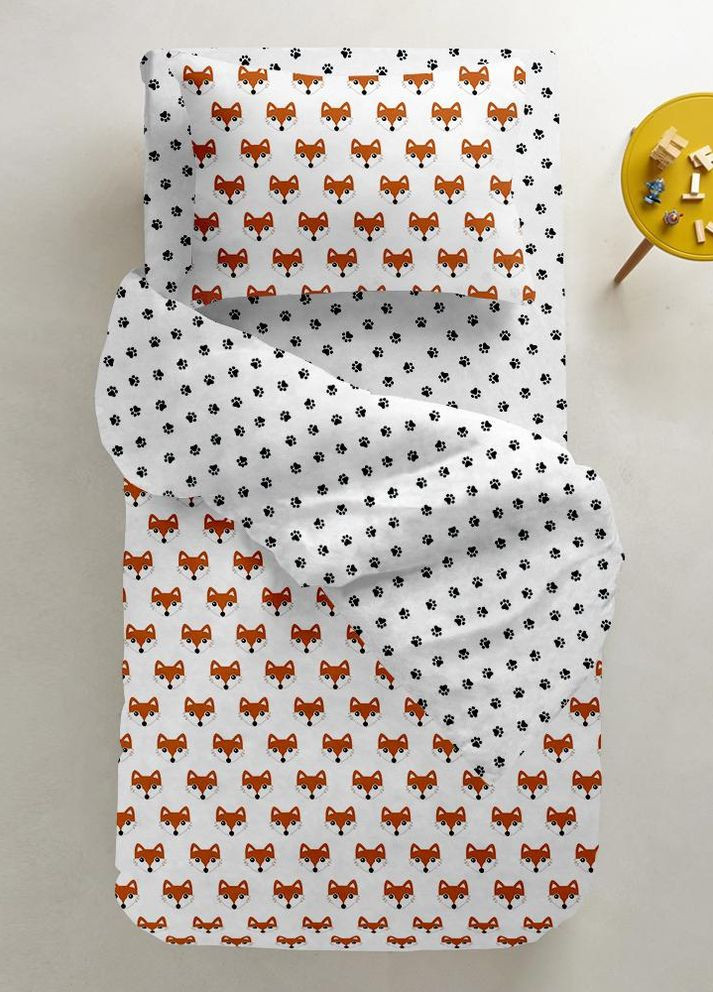 Набір простирадло на резинці 60х120 LIGHT BLUE PAWS (4822052086704) Cosas (263694750)