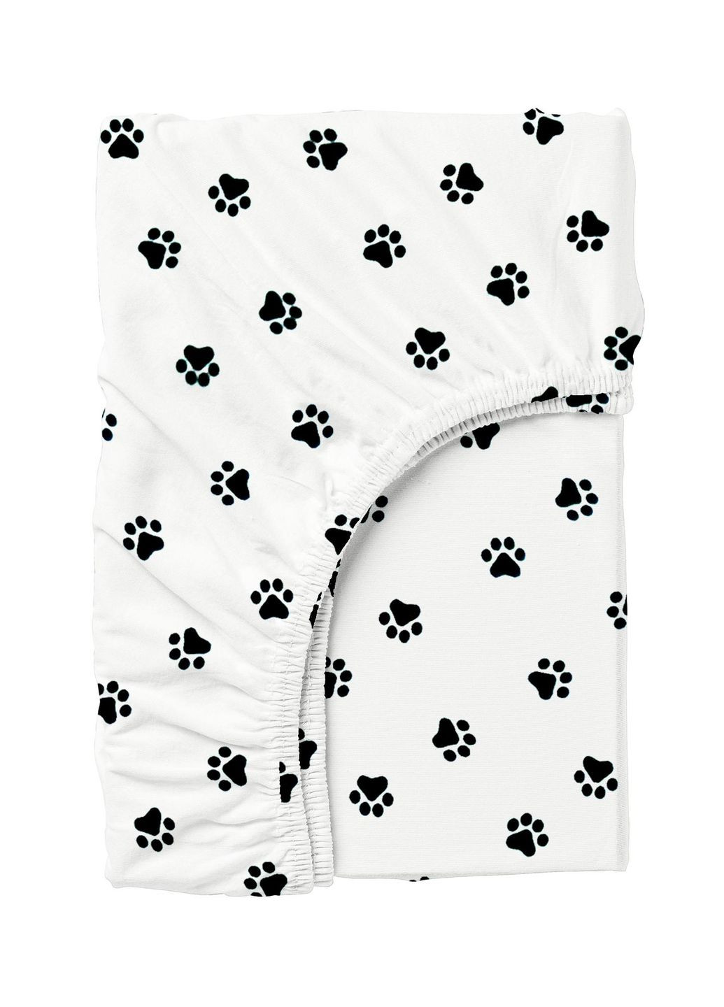 Набір простирадло на резинці 60х120 LIGHT BLUE PAWS (4822052086704) Cosas (263694750)