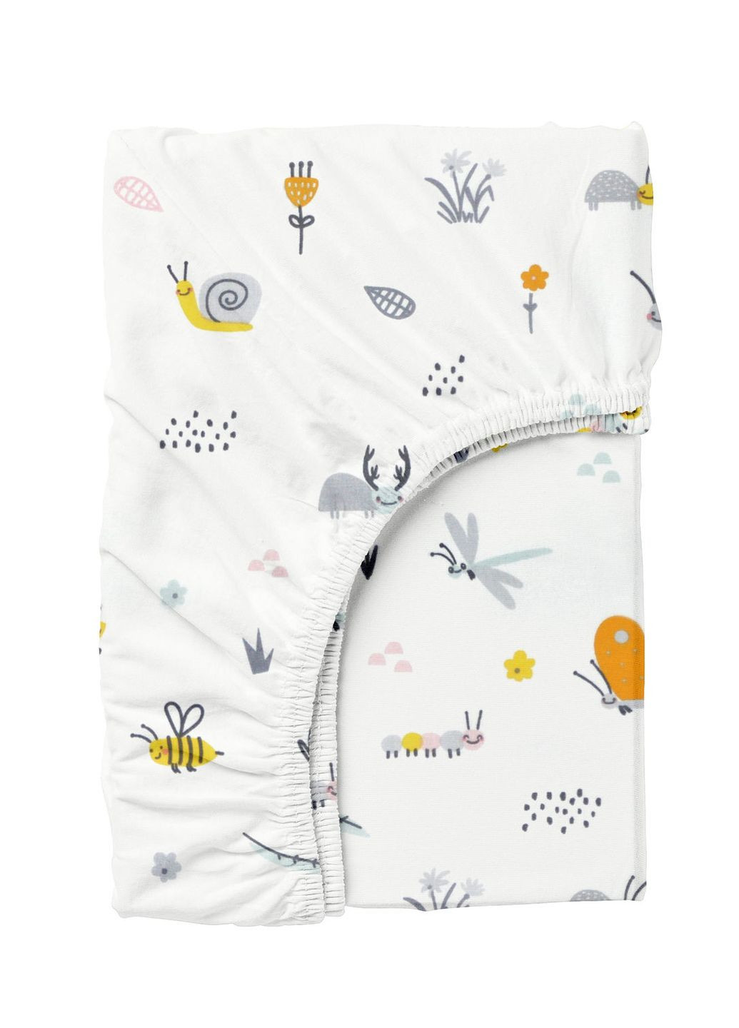 Простирадло на резинці в дитяче ліжечко 60х120 BEES (4822052086018) Cosas (263694920)