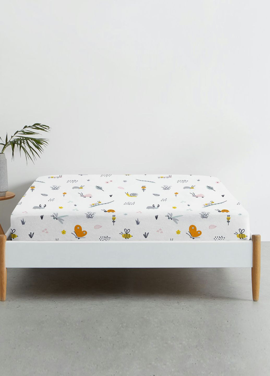 Простирадло на резинці в дитяче ліжечко 60х120 BEES (4822052086018) Cosas (263694920)