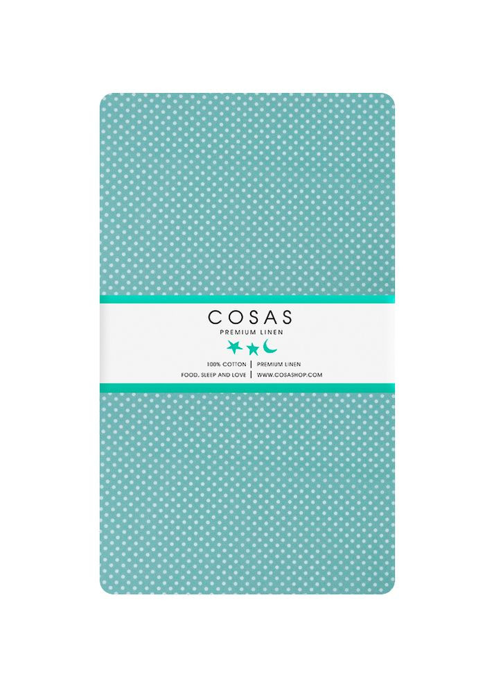 Простирадло на резинці 80х160 WHITE DOTS (4822052089668) Cosas (263694866)