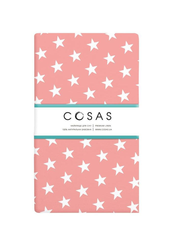 Простынь на резинке в детскую кроватку 60х120 ROSE STARS (4822052084625) Cosas (263694905)