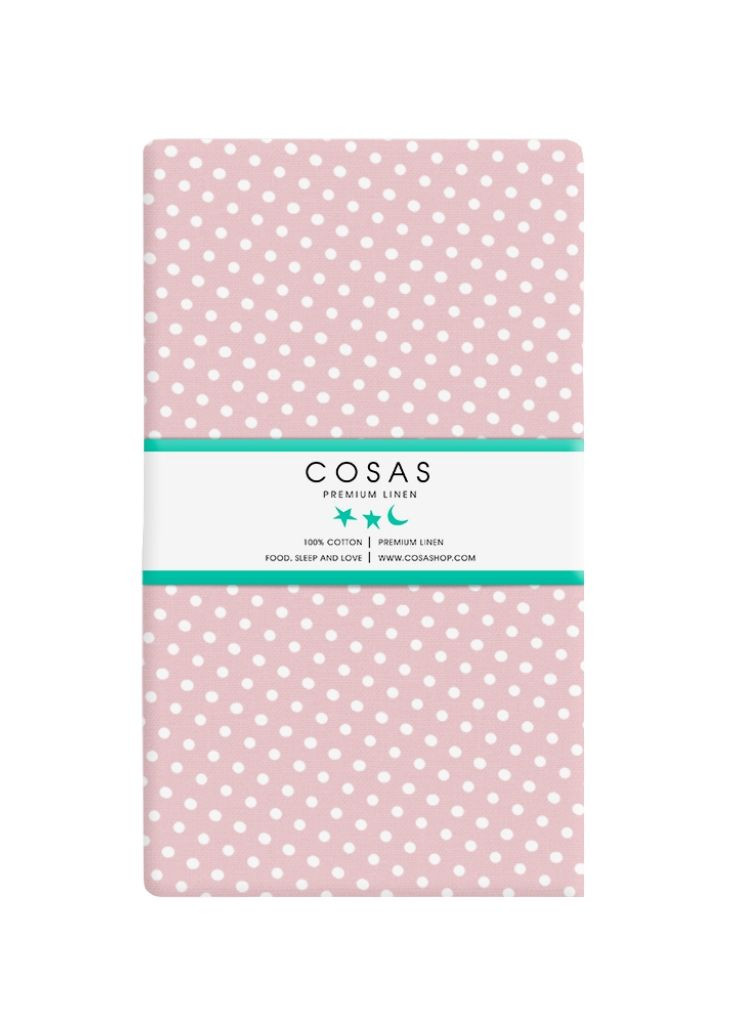 Простынь на резинке 80х160 ROSE DOTS (4822052088777) Cosas (263694944)