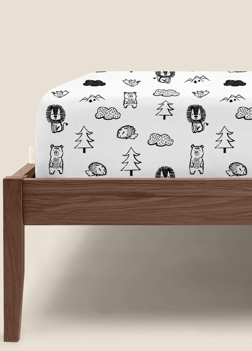 Простирадло на резинці 90х200 ANIMALS (4822052113264) Cosas (263694673)