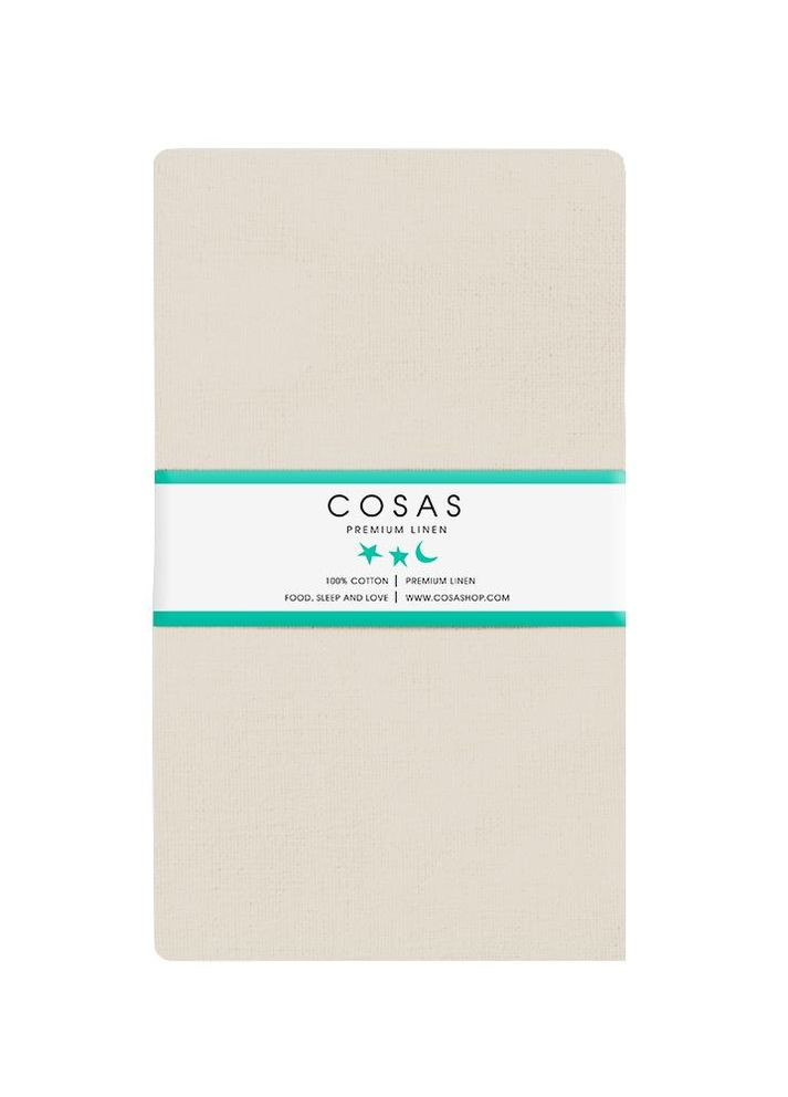 Набор простыни на резинке 140х200 BEIGE / GREY (4822052052037) Cosas (263694825)