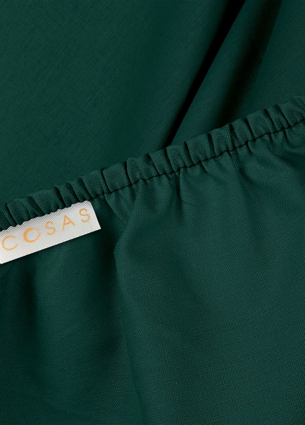 Простирадло на резинці 140х200 DARK GREEN (4822052095003) Cosas (263694674)