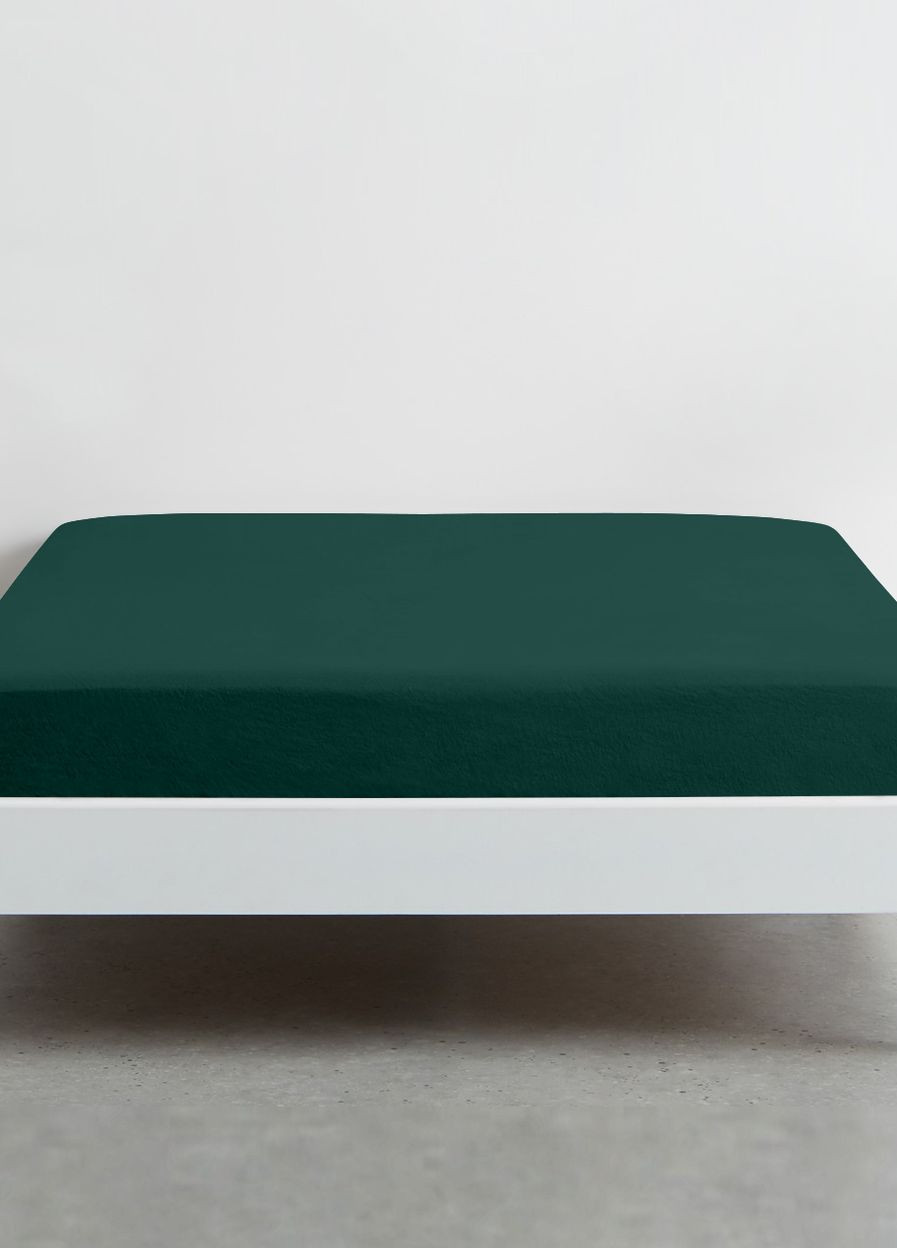 Простирадло на резинці 140х200 DARK GREEN (4822052095003) Cosas (263694674)