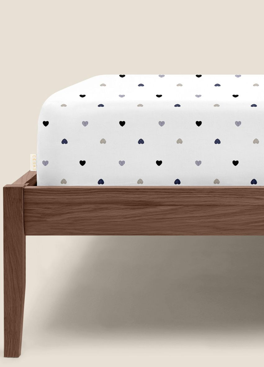 Простирадло на резинці в дитяче ліжечко 60х120 LOVE (4822052113110) Cosas (263694894)