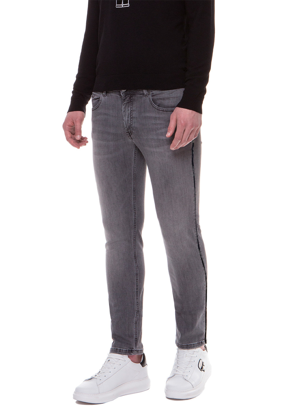 Чоловічі сірі джинси skinny Denim Karl Lagerfeld (263774590)