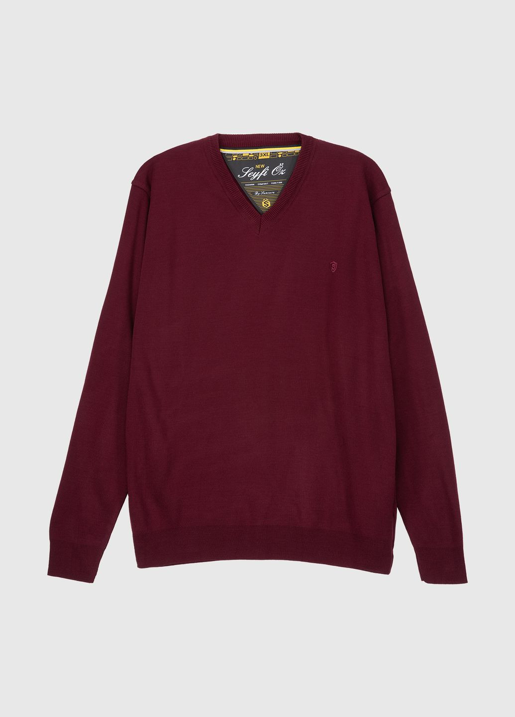 Бордовый демисезонный пуловер пуловер Akin Trico