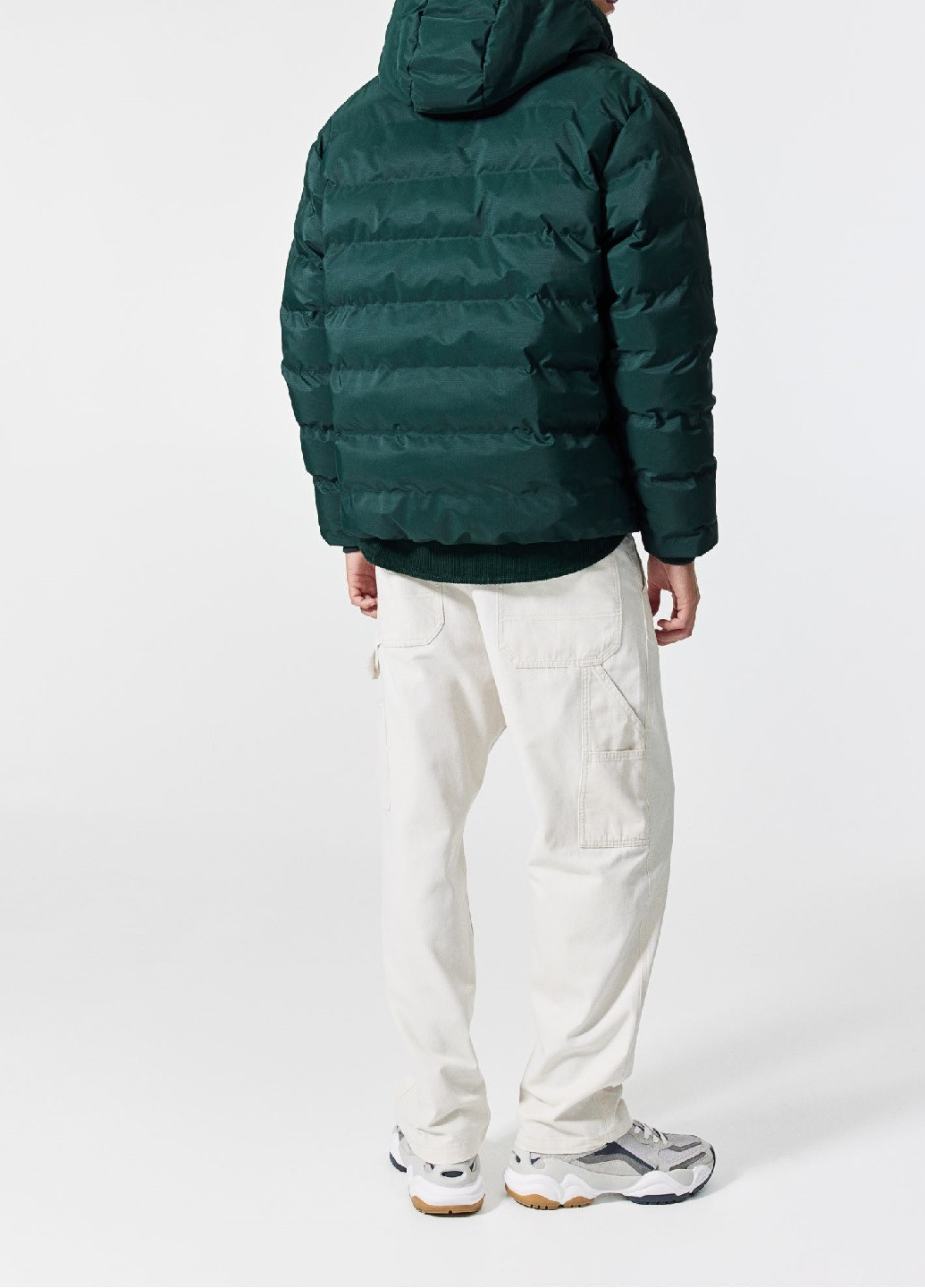 Темно-зелена зимня куртка H&M
