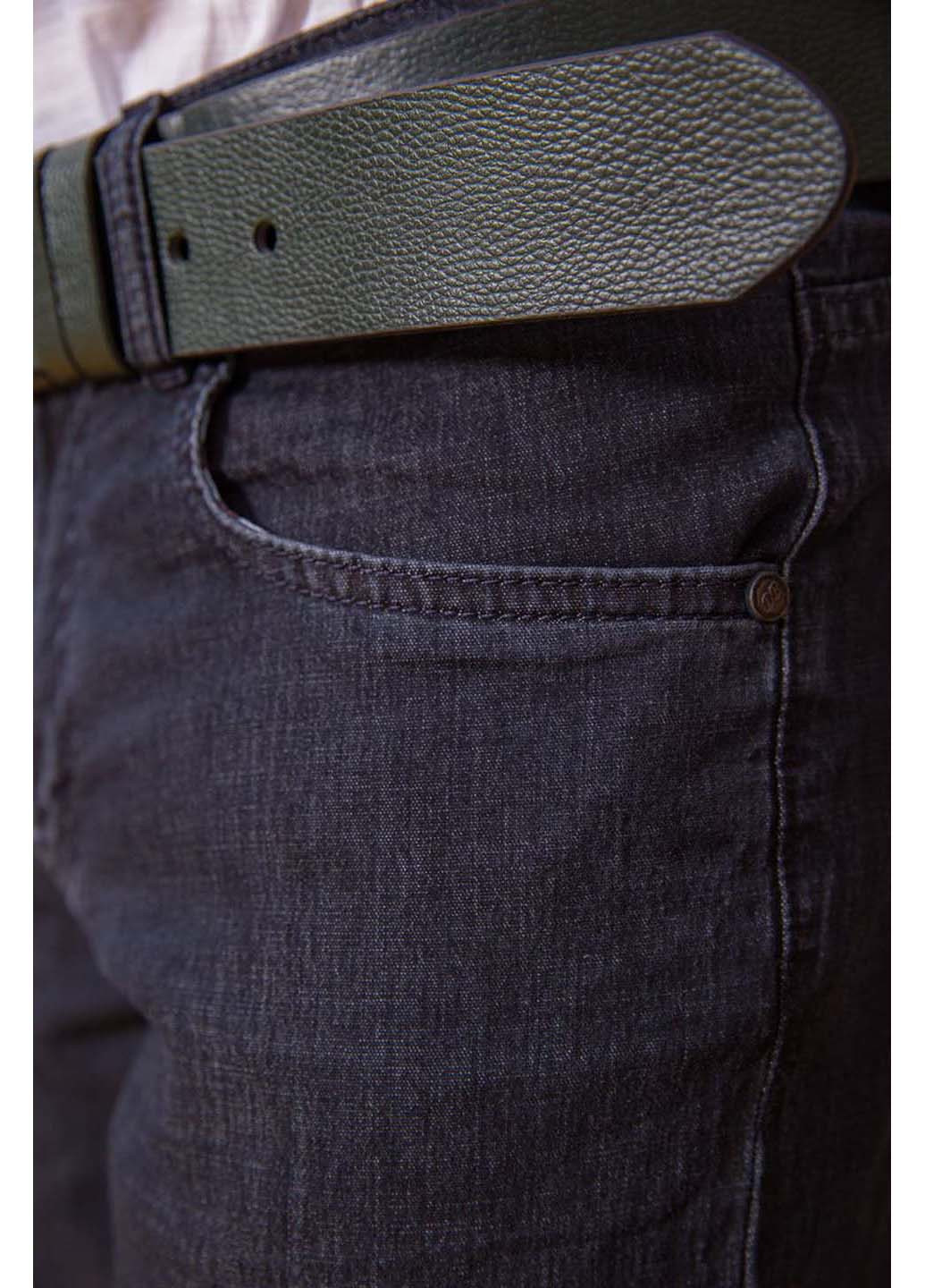 Черные демисезонные прямые джинсы RELUCKY