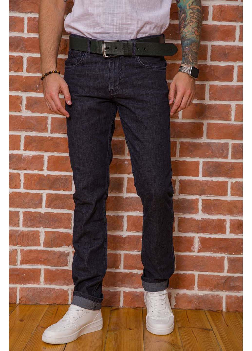 Черные демисезонные прямые джинсы RELUCKY