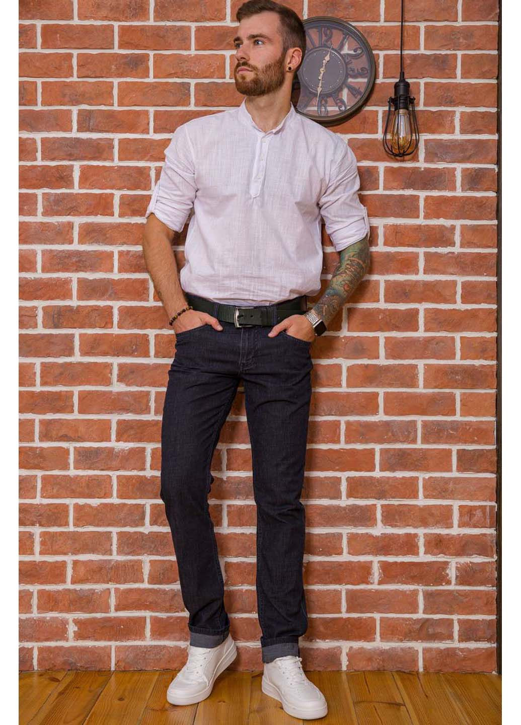 Черные демисезонные прямые джинсы RELUCKY