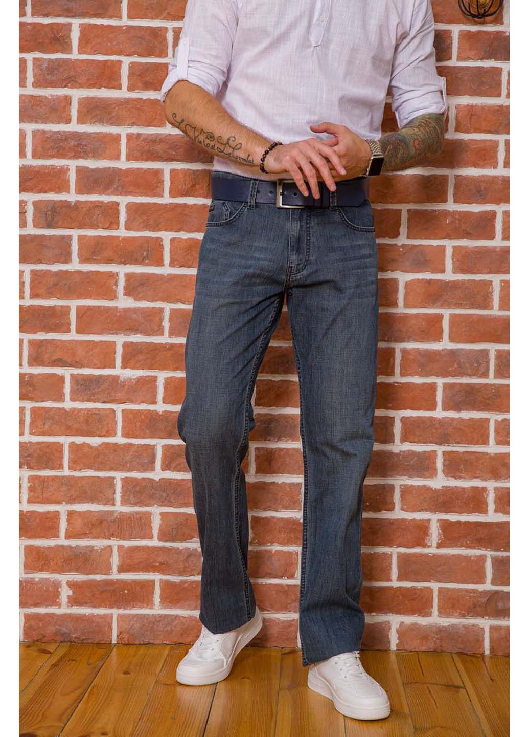 Комбинированные демисезонные прямые джинсы RELUCKY