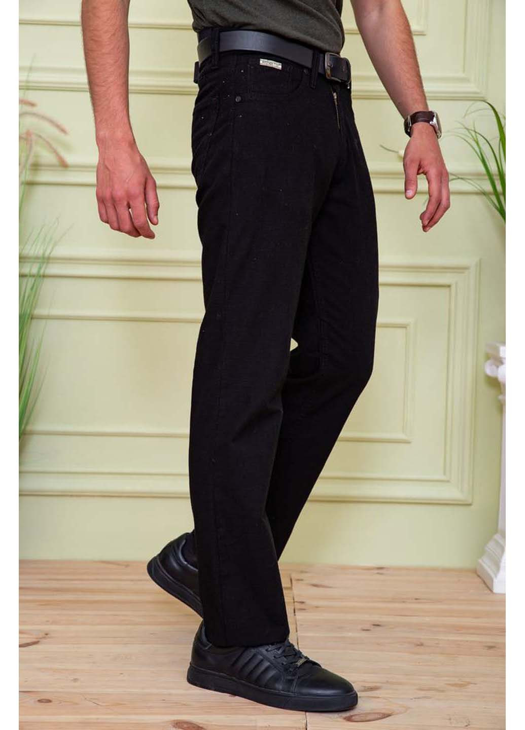 Черные демисезонные свободные джинсы Ager