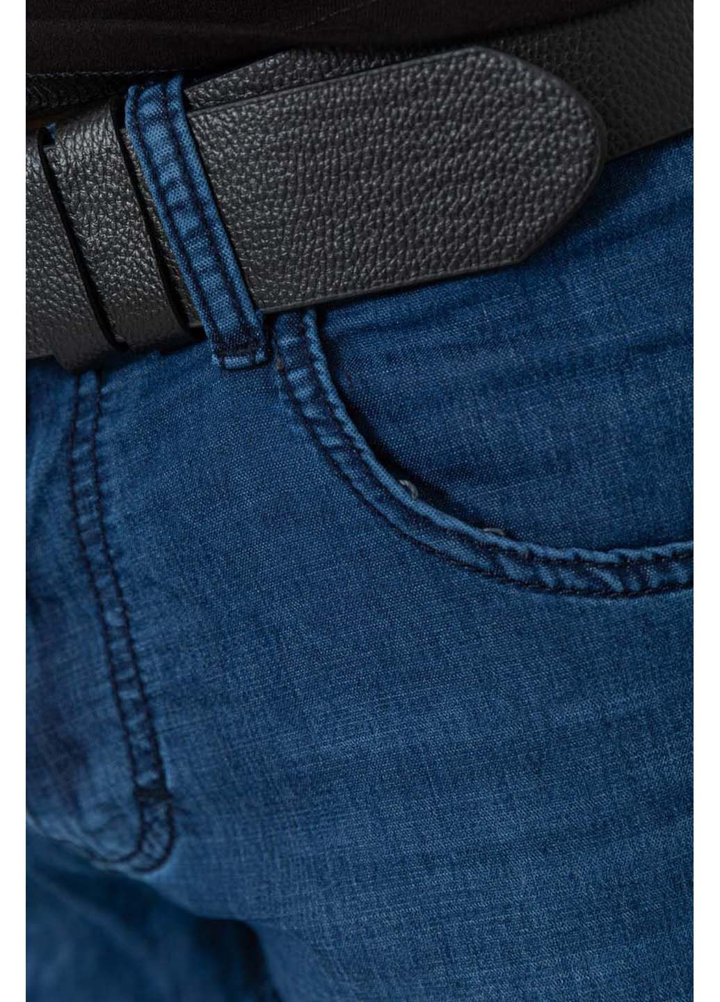 Синие демисезонные прямые джинсы RELUCKY